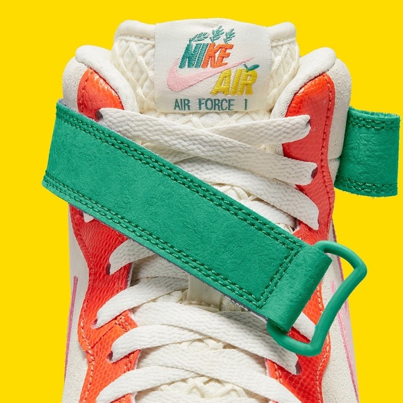 Nike Air Force 1 Mid NH 'Coconut Milk' Bleached Coral DR0158-100 AUTHENTIC NEW - Picture 12 of 15